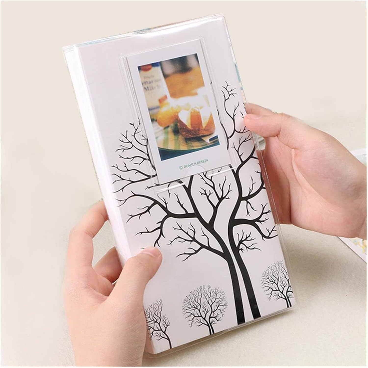 Photo Albums 84 Photos, 3 Inches Pictures, Mini Flower and Bird Portable Inserts, Exquisite Album, Suitable for Family Albums, Couples Albums, and Friends Albums Album de fotos (Color : B)
