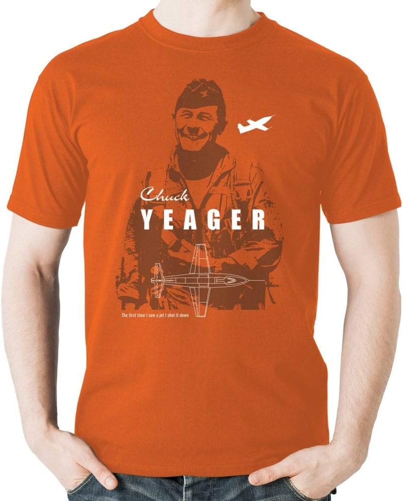 Flyingraphics Yeager T-Shirt Medium Orange