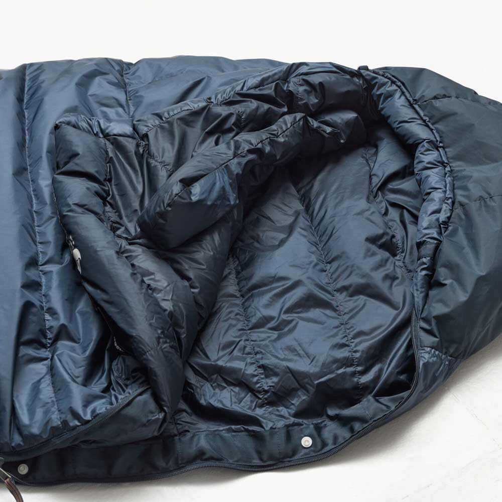FJALLRAVEN 62742-560 Keb Dwa pory roku Długi śpiwór Unisex Granatowy Rozmiar Jeden Rozmiar