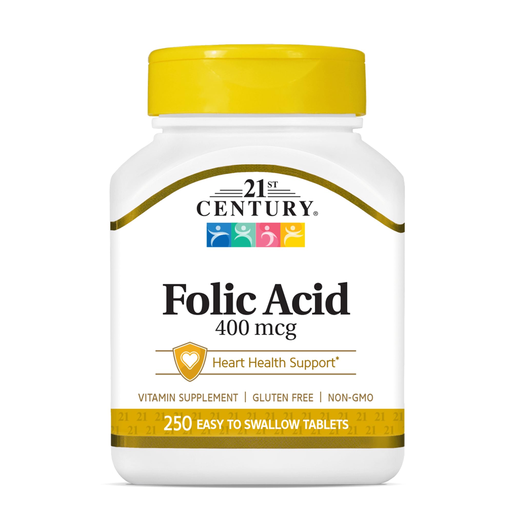 21st Century Folic Acid 400 Mcg - 250 Tablets