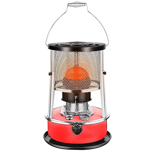 2 in 1 Kerosene Heater, Kerosene Heater for Indoor Use, 9000 BTU, Portable Space Heater for Heating, Fishing, Hunting, Hiking, Camp Tent (4.6L)