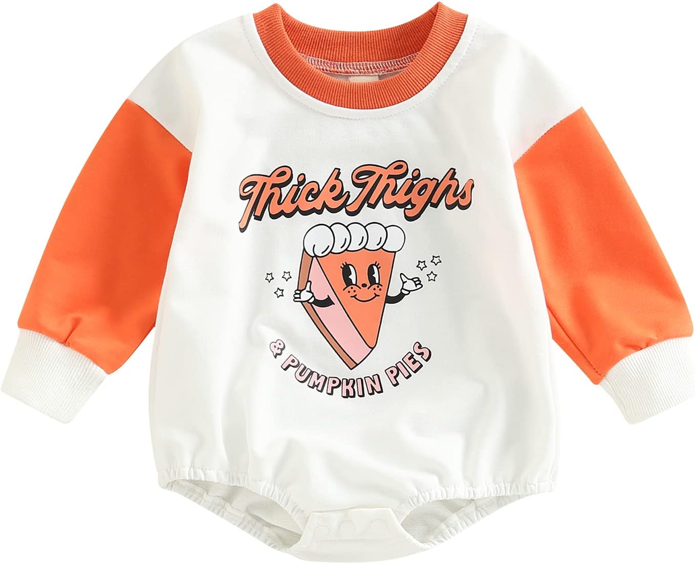 MoZiKQin 赤ちゃん 女の子 男の子 クルーネック スウェットシャツ オーバーサイズ セーター ロンパース 長袖 プルオーバー