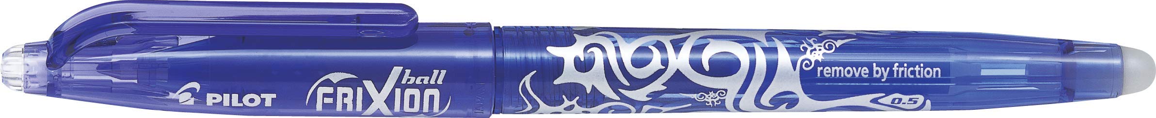 PILOT Frixion Erasable Rollerball Pen Fine 0.5mm Tip- Blue, Box of 12, 1 count (Pack of 12)