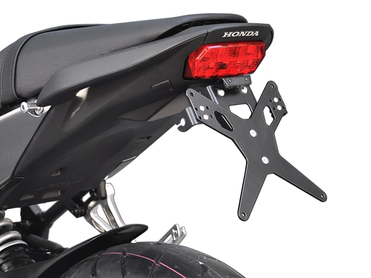 ZIEGER X-Line Kennzeichenhalter kompatibel mit Honda CB 650 F BJ 2014-18 / CBR 650 F BJ 2014-18