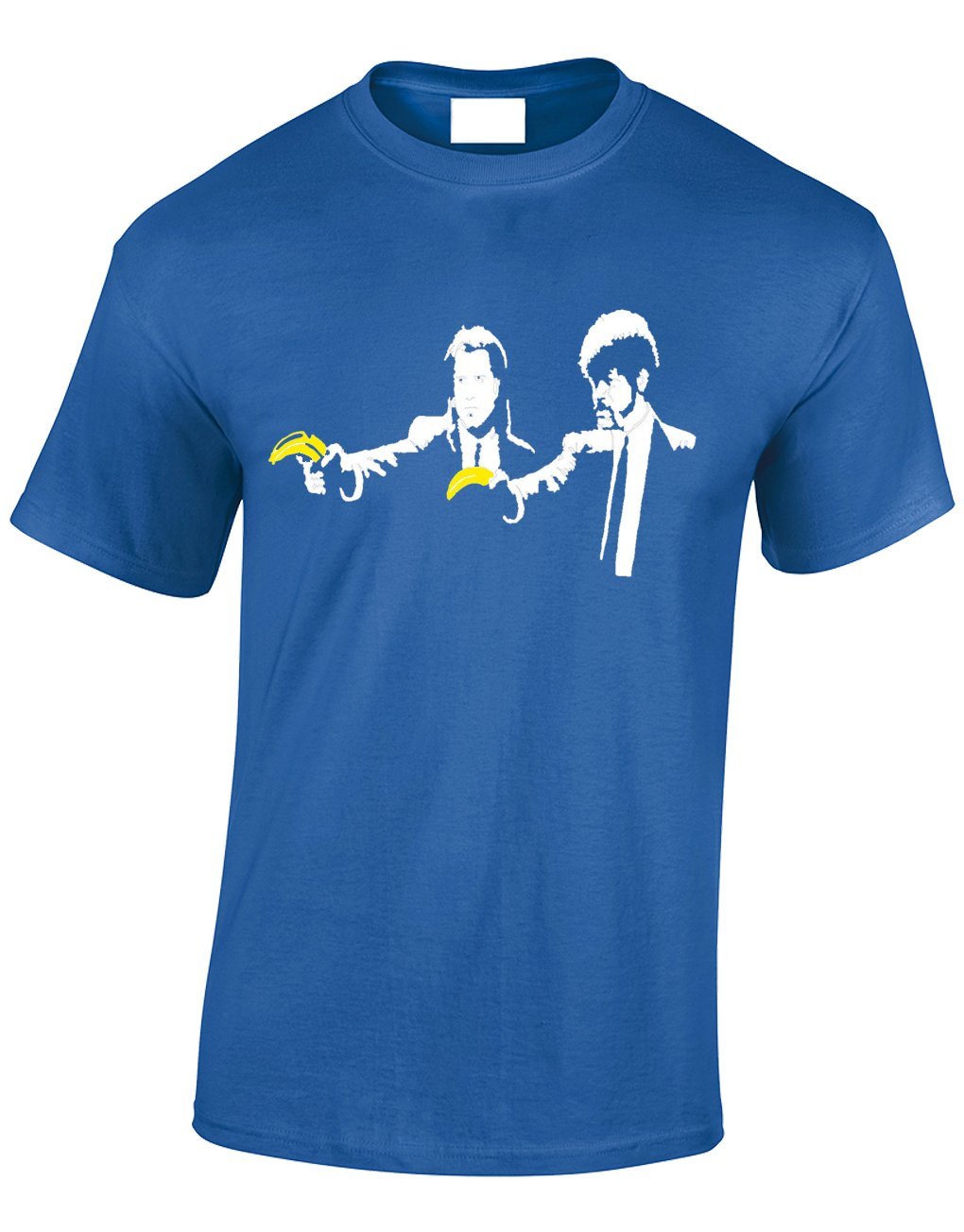 Crown Designs Pulp Fiction Banksy Style Novelty Gifts for Men & Teenagers T-Shirts Tops - Royal/XX-Large