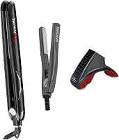 Prancha Chapinha Mini 200º Bivolt + Prancha Chapinha X1 Styler Zhorn 250º 220v + Suporte