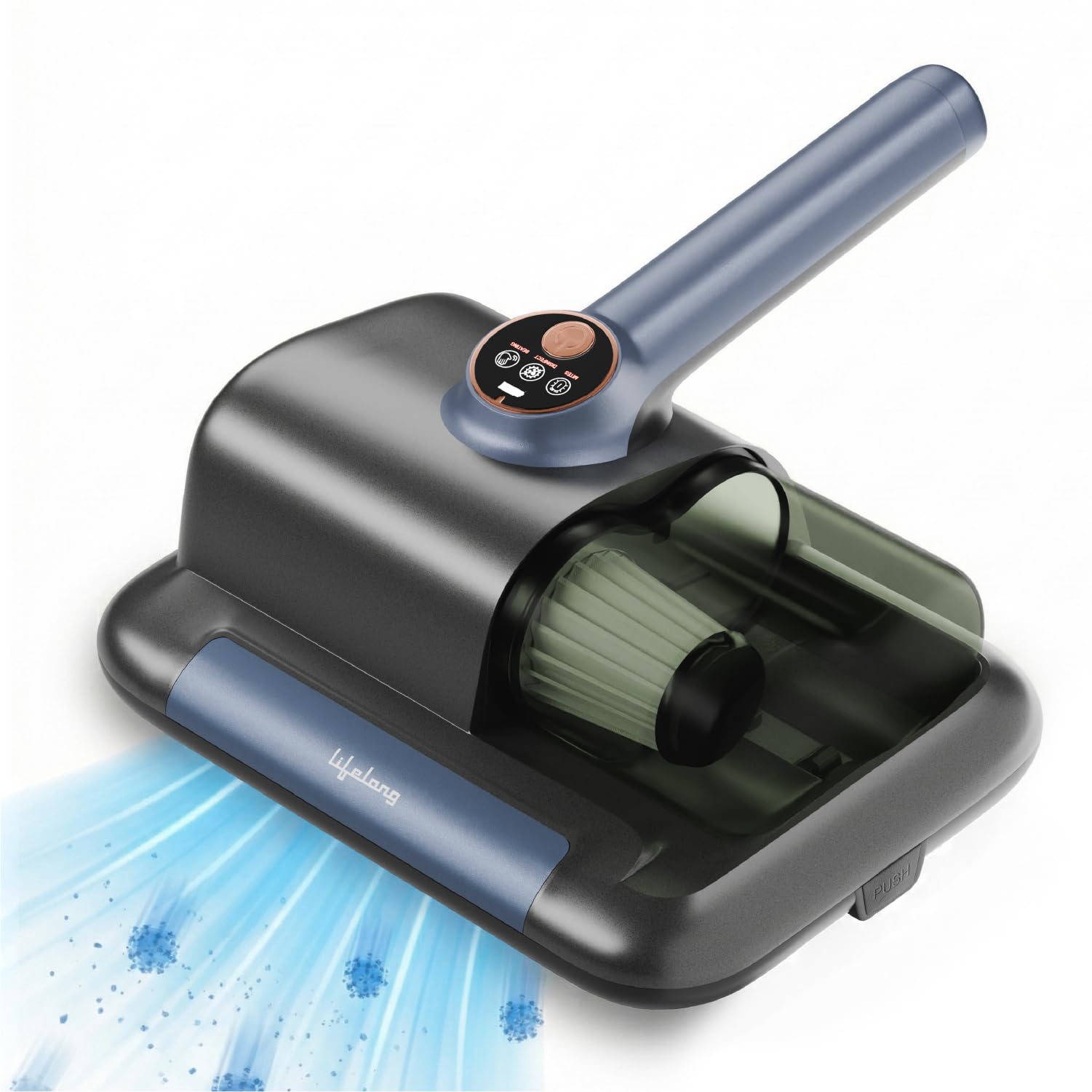 Lifelong Cordless Mite Remover for Bed, Sofa & Cushions | Handheld Mattress Vacuum Cleaner with UV Sterilization, HEPA Filter & Strong Suction |Portable Dust & Allergen Remover for Home Cleaning-image-9