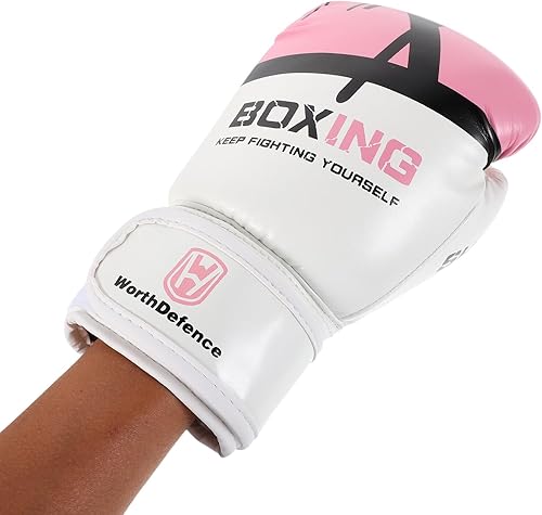 Miniatura 4 de POPETPOP Kickboxing Gloves for Boys Youth Sparring Punching Mitts with High-Density Foam Protection Breathable Taekwondo Training Gear for Beginners