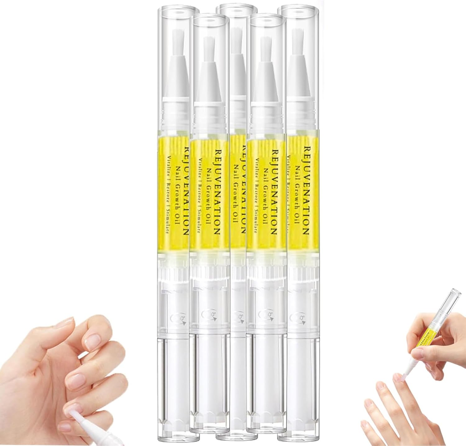 Brother Cosmetics Nail Groei Olie – Verjonging Cuticula Serum voor Nagels – Hydrateren en Versterken Nail Care (5 Stuks)