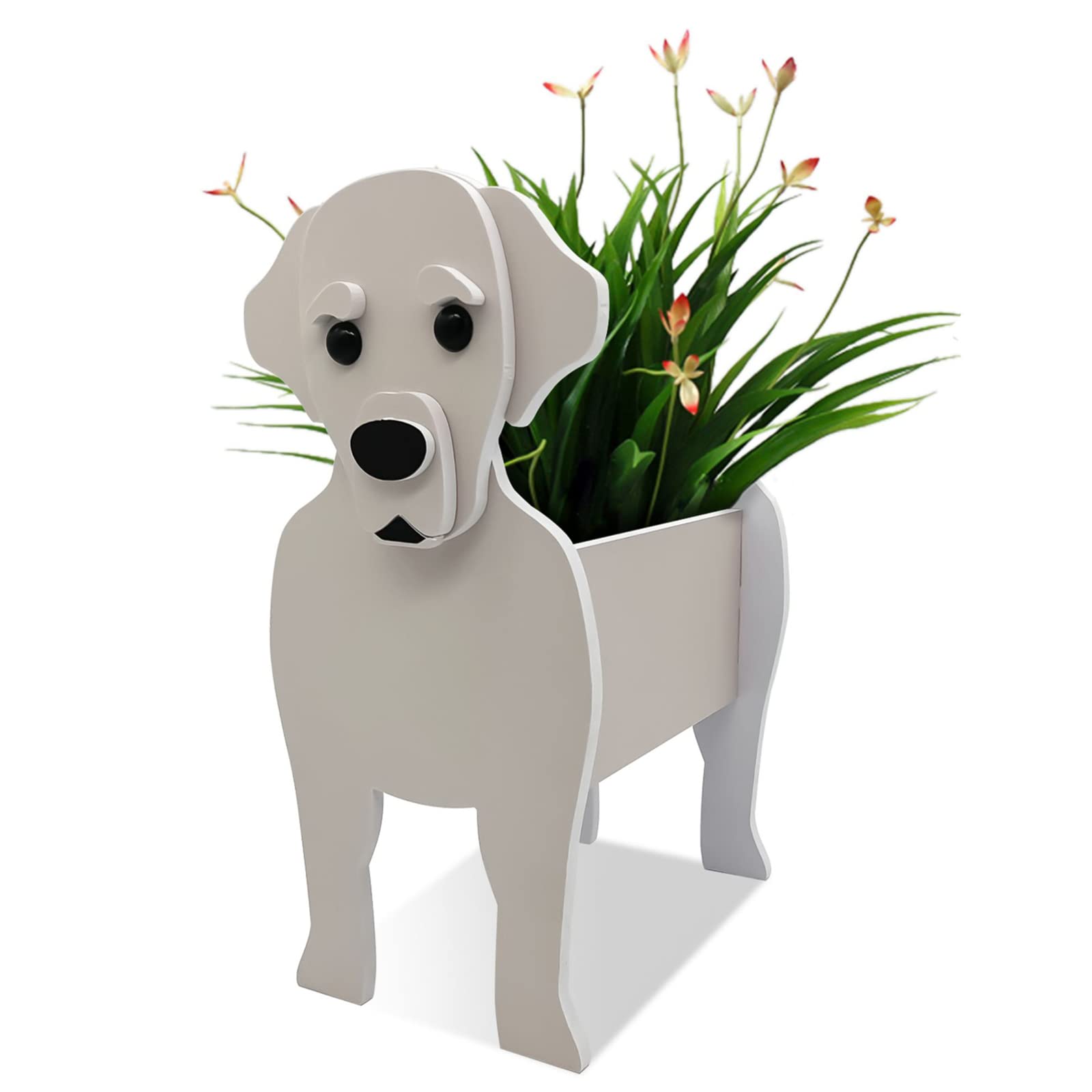 Vasi per piante da esterno a forma di animale, Vaso for piante da pastore tedesco, simpatico contenitore for piante a forma di cane, decorazione for esterni e interni, regalo for gli amanti