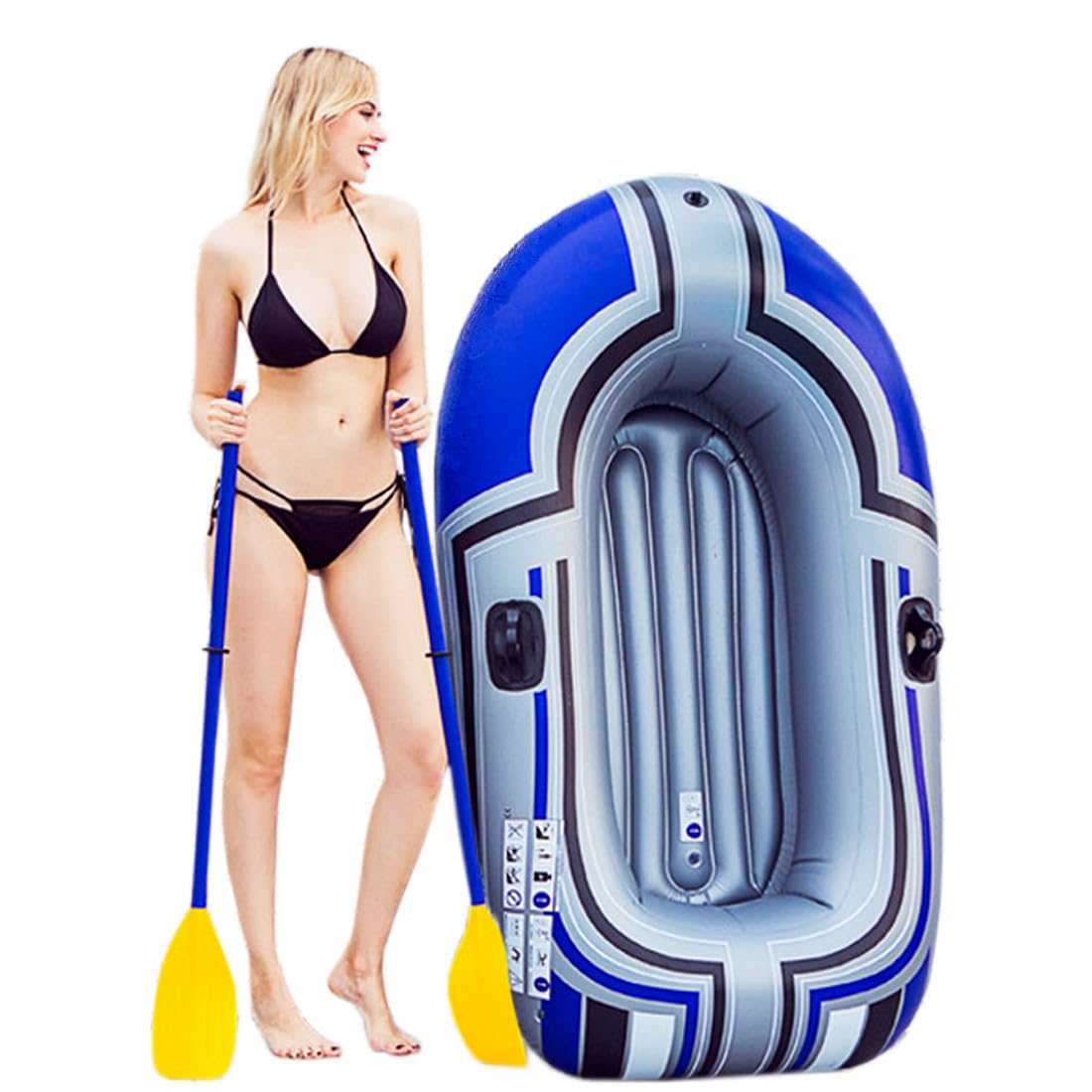 Kayak Gonfiabile Accessori Piscina Gonfiabili Piscina Materasso Barca Gonfiabile Mare Gommone Gonfiabile Gommone da Mare Canotto Gonfiabile 4 Posti Gommone da Pesca Canoa Gonfiabile 2 Posti