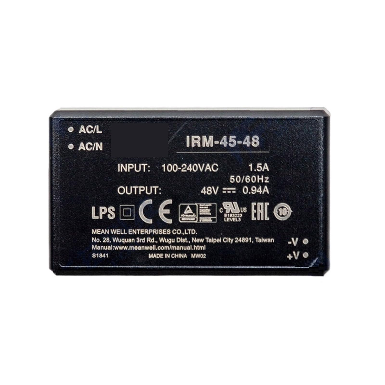 XDDQWSWA IRM-45-24 45.6W AC-DC Power Module IRM-45 24V 1.9A