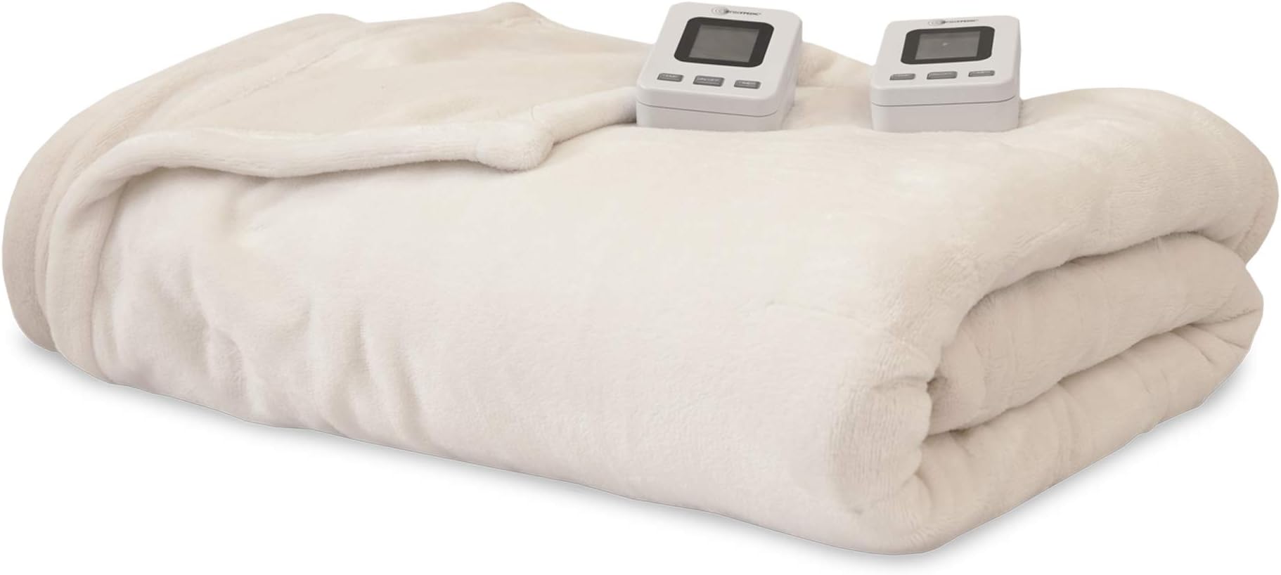 SensorPedic Heated Electric Blanket with SensorSafe, King, Ivory