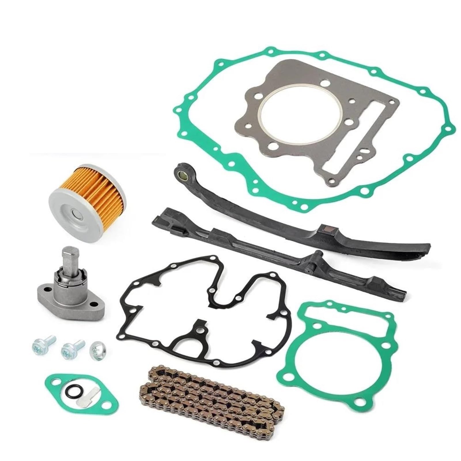 Juego completo de juntas de culata Guías De Cadena Distribución Levas Para Motocicleta Juegos Reparación Juntas Tensores Accesorios Para TRX400EX TRX400X XR400R