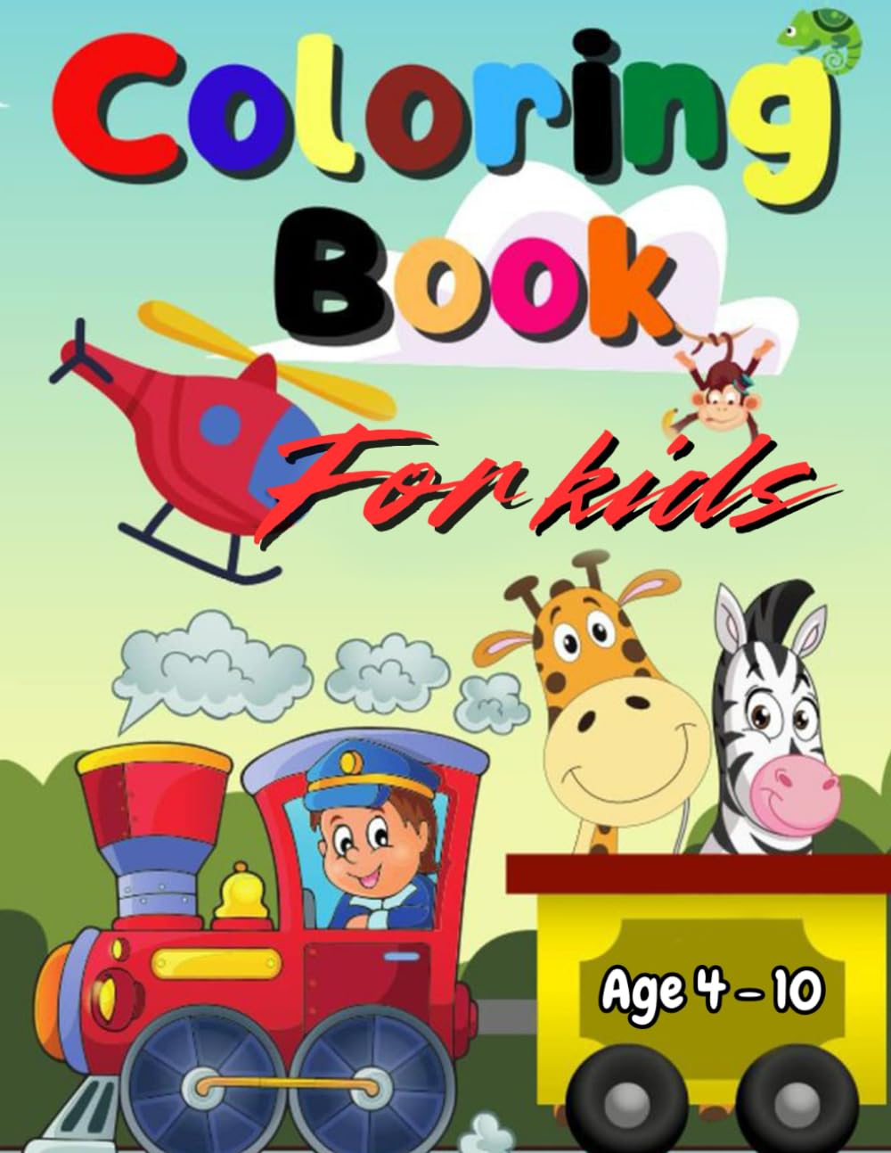 amazing kids colouring book 50 pages