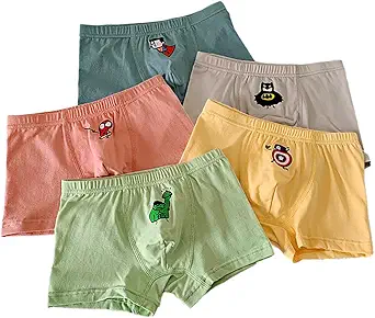 Superhero Model Cotton Toddler Underwear 5-Pack Little Boys Briefs