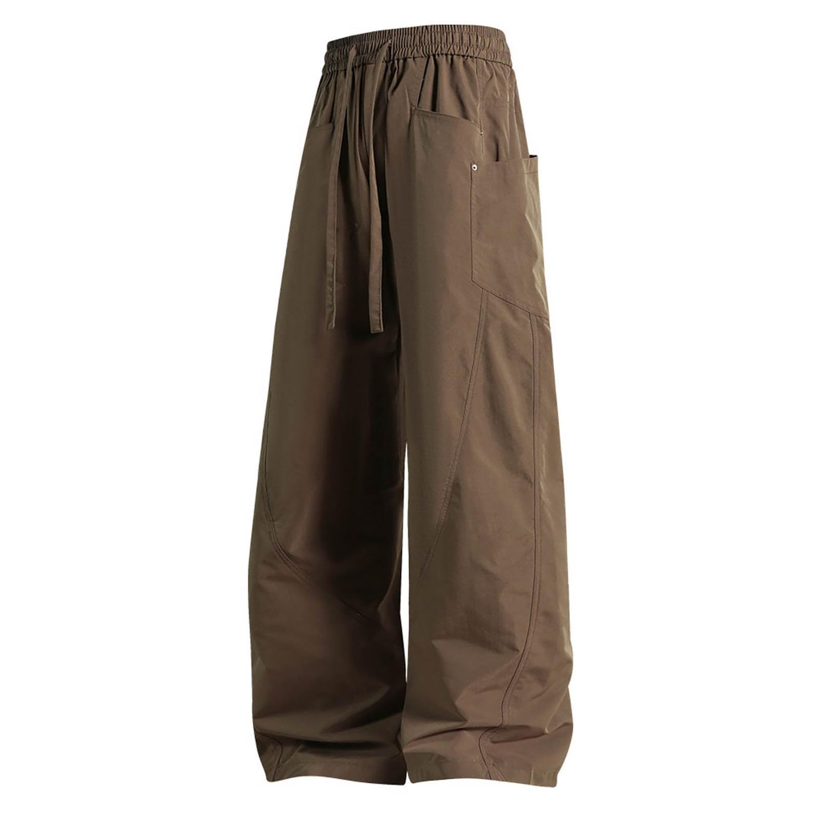 KONG JIMFAN Jogginghose Herren,Herren Hose Langgröße Sweatpants Herren Elastischer Bund mit Kordelzug Relaxing Hose mit Taschen Baumwolle Leicht Yogahose Running Trackpants Jogginganzug