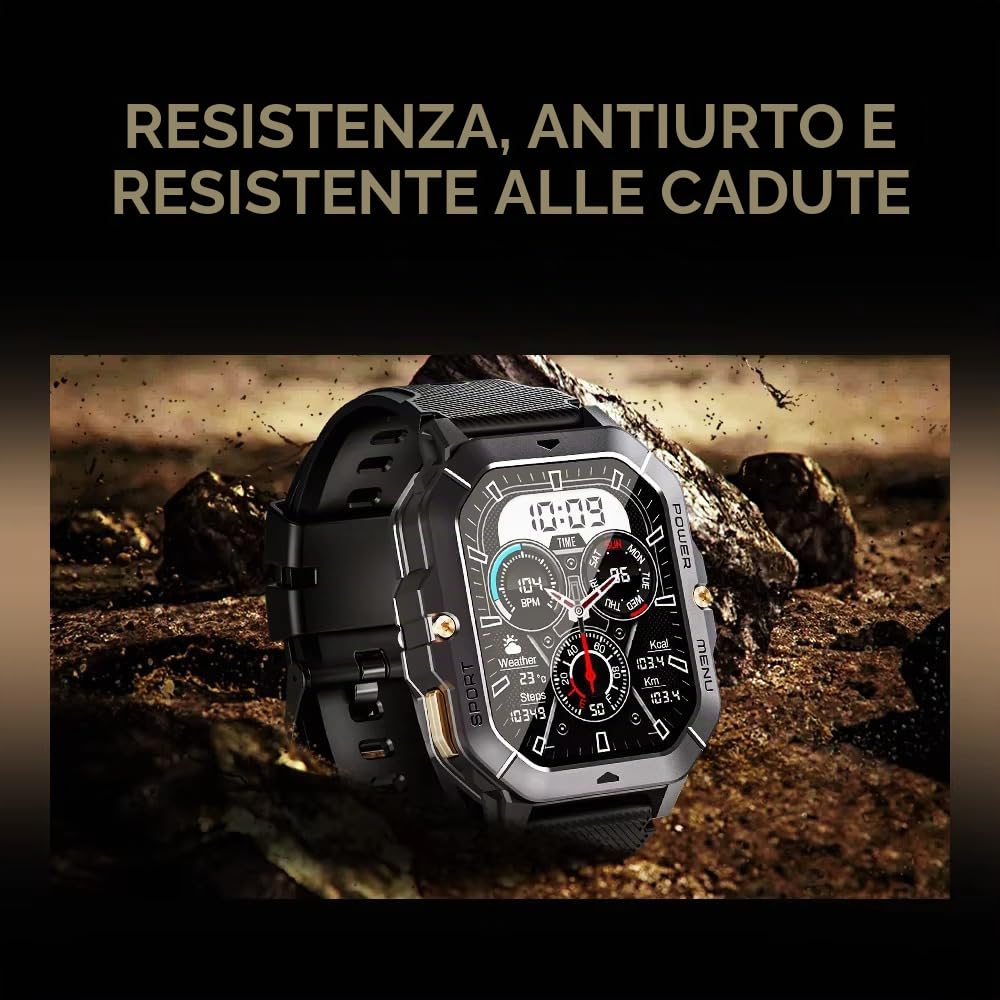 Orologio Smartwatch C28 Fitness Tracker Bluetooth Call 410mAh