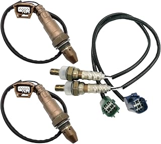 4Pcs Upstream Downstream Oxygen O2 Sensor Replacement for Nissan NV1500 NV2500 NV3500 4.0L V6 2012 2013 2014 2015 2016 2017 2018 2019 2 * 234-9135 234-4313 234-4297