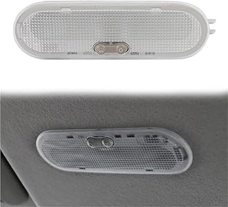 1-Botton Car Interior Dome Reading Light Ceiling Lamp Compatible For Nissan Qashqai Sunny Micra/March Compatible For Renault Dacia