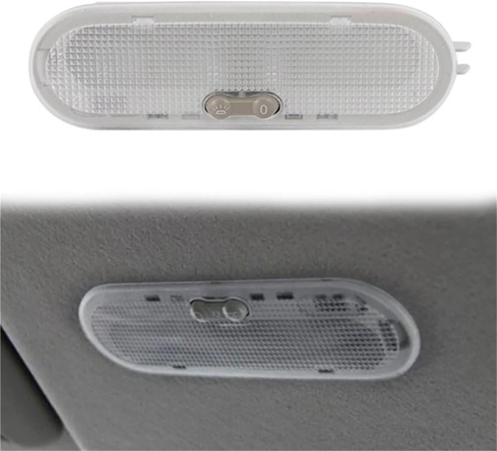 1-Botton Car Interior Dome Reading Light Ceiling Lamp Compatible For Nissan Qashqai Sunny Micra/March Compatible For Renault Dacia