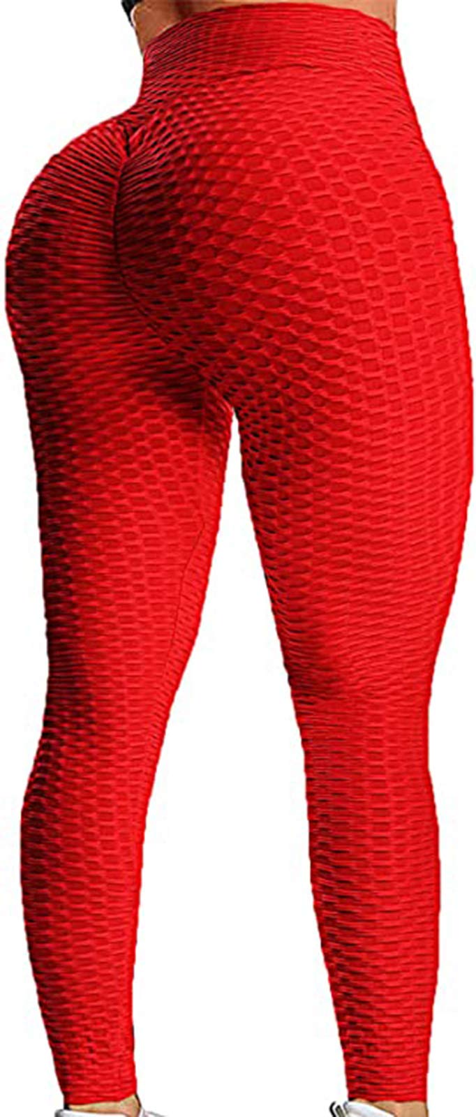 JGS1996 Butt Lifting Leggings for Women Tummy Control Workout Yoga Pants High Waisted Scrunch Booty Gym Tights