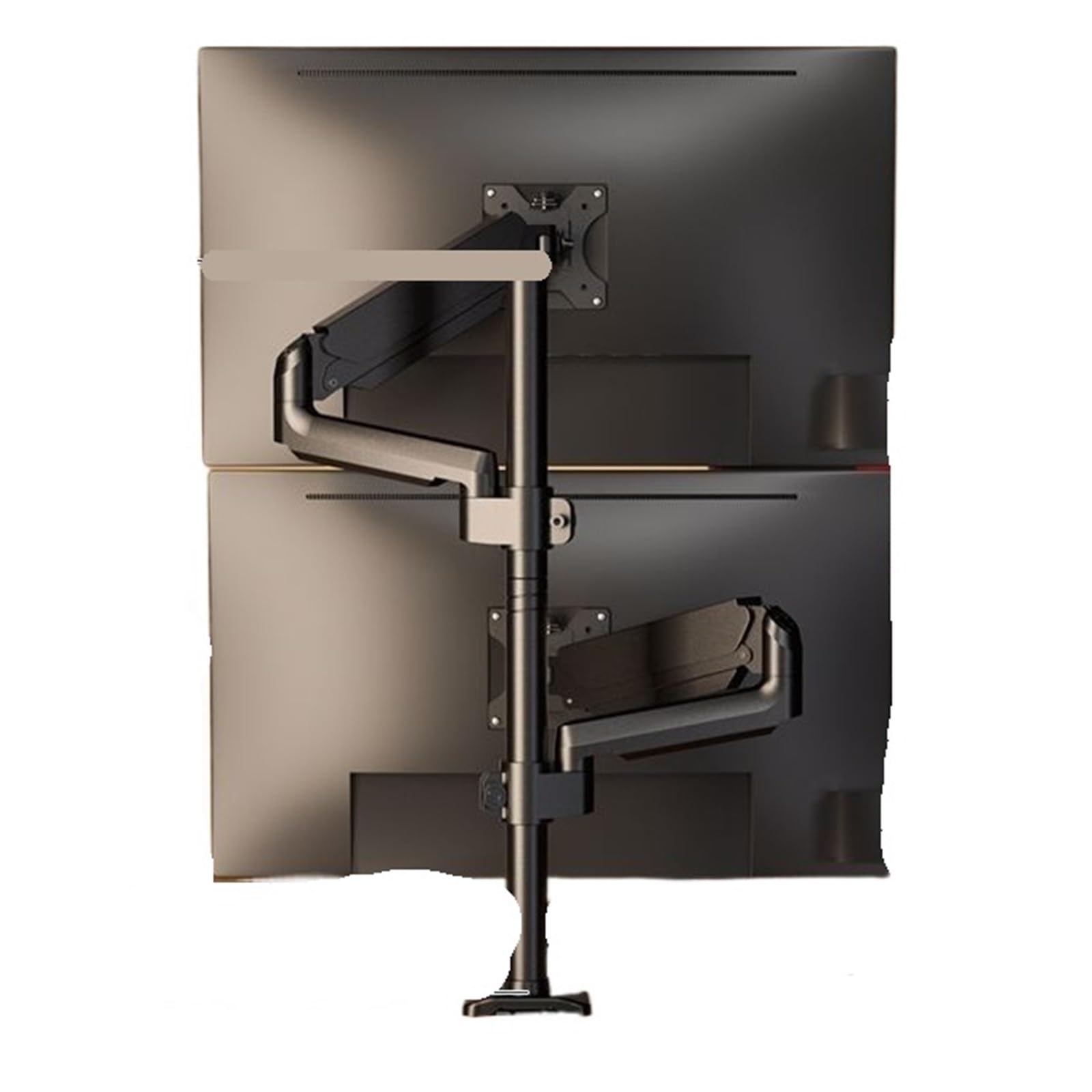IKPGBZXM Dual-screen monitor stand, no drilling required, one-to-two configuration(Columnheight60cm)