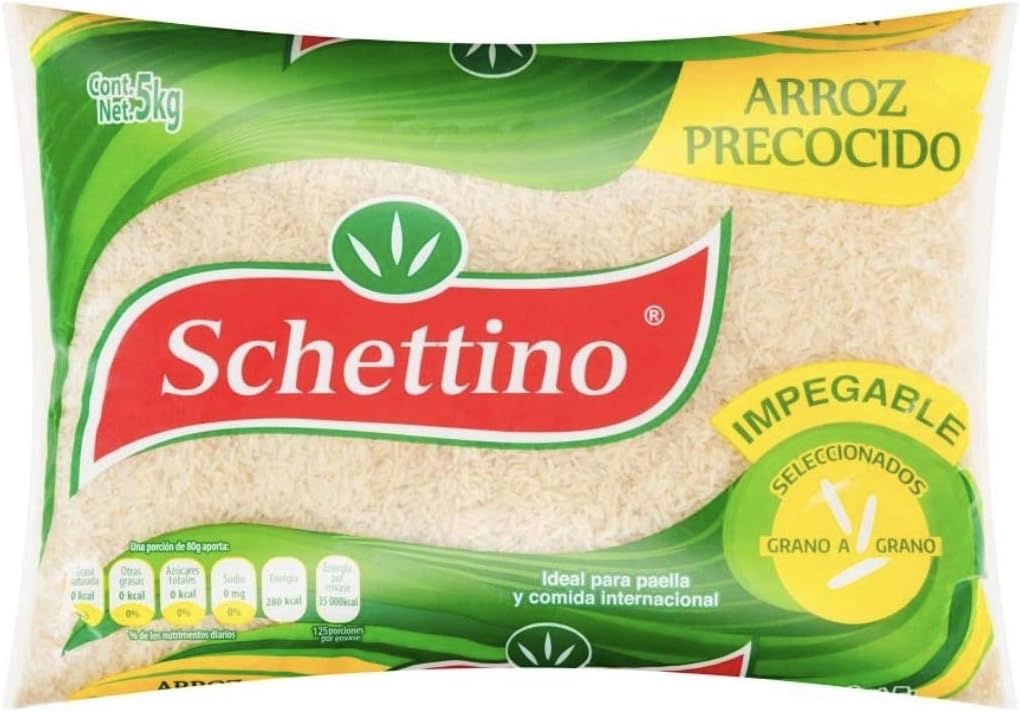 ARROZ PRECOCIDO SCHETTINO PAQUETE DE 5 KILOGRAMOS ALBÓNDIGAS ARROZ CON ...