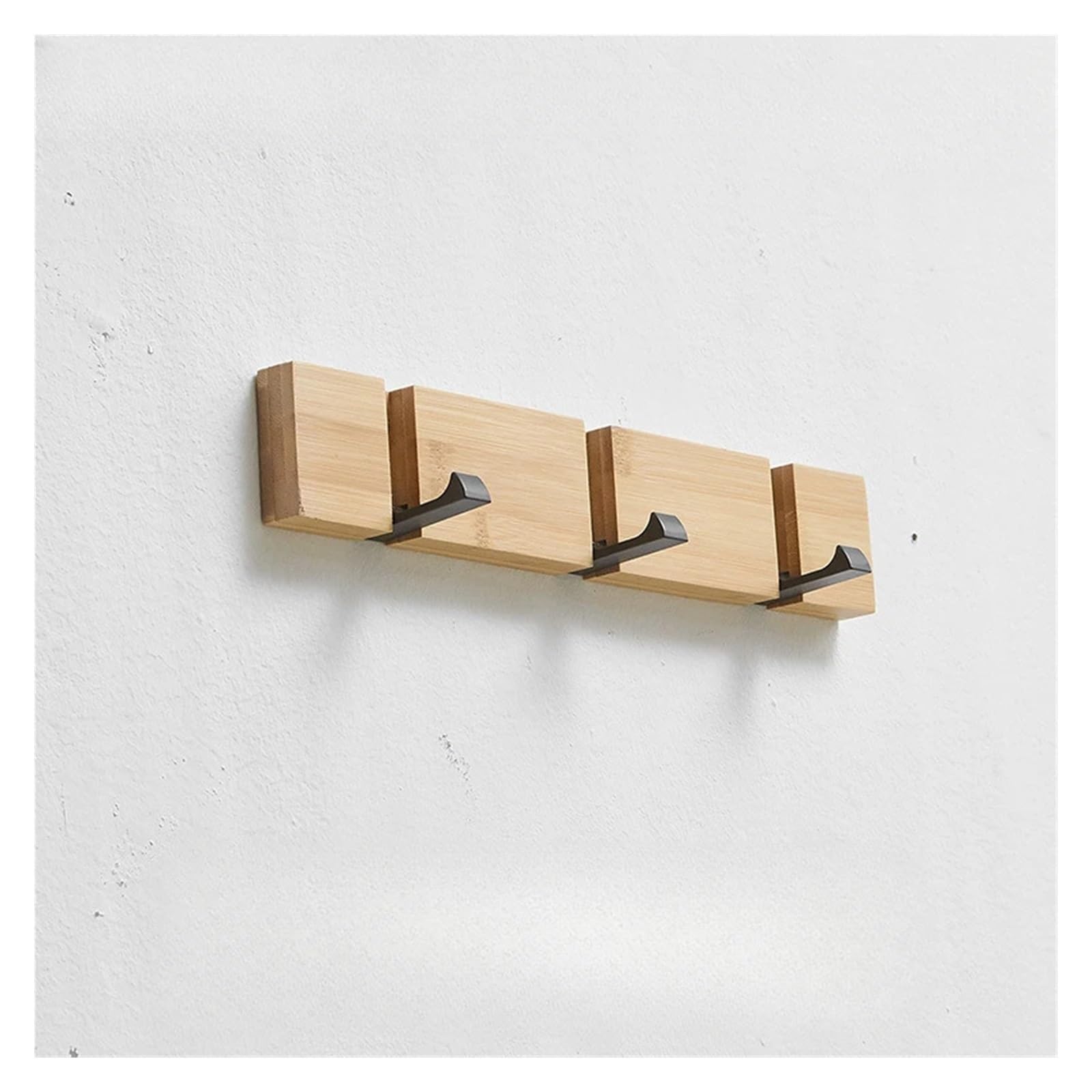 Gancho Para La Puerta Ganchos plegables de madera for montaje en pared, estante for ropa del hogar, toalla, abrigo, gancho for artículos diversos(Color1.2)