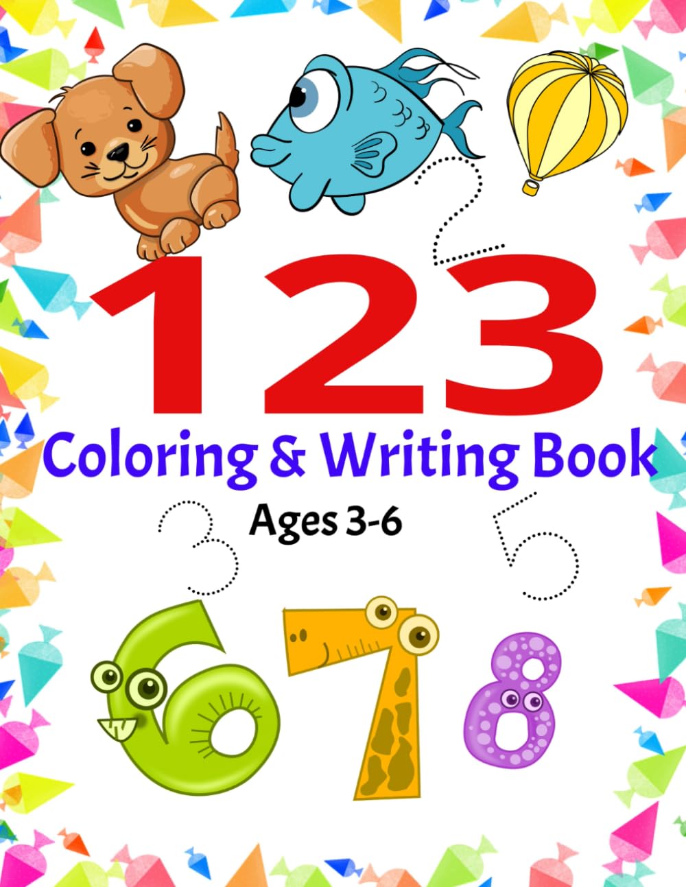 Number Coloring & Writing Book: Learn, Trace, and Color Numbers 1–20 for Toddlers, Preschoolers & Kindergarten