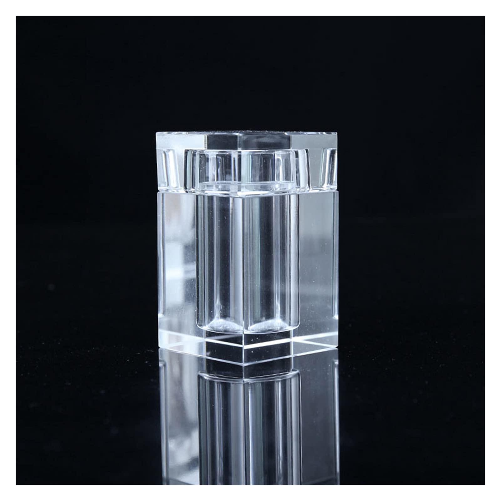 Ykmyxz One Color Toothpick Holder, Creative Glass Toothpick Storage Box - Elegant Cotton Swab Organizer For Bathroom