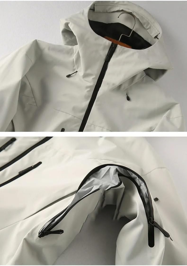 HSQIBAOER Men's Spring Autumn Coats Climbing Camping Fishing Waterproof Travel Hunting Coats For Man