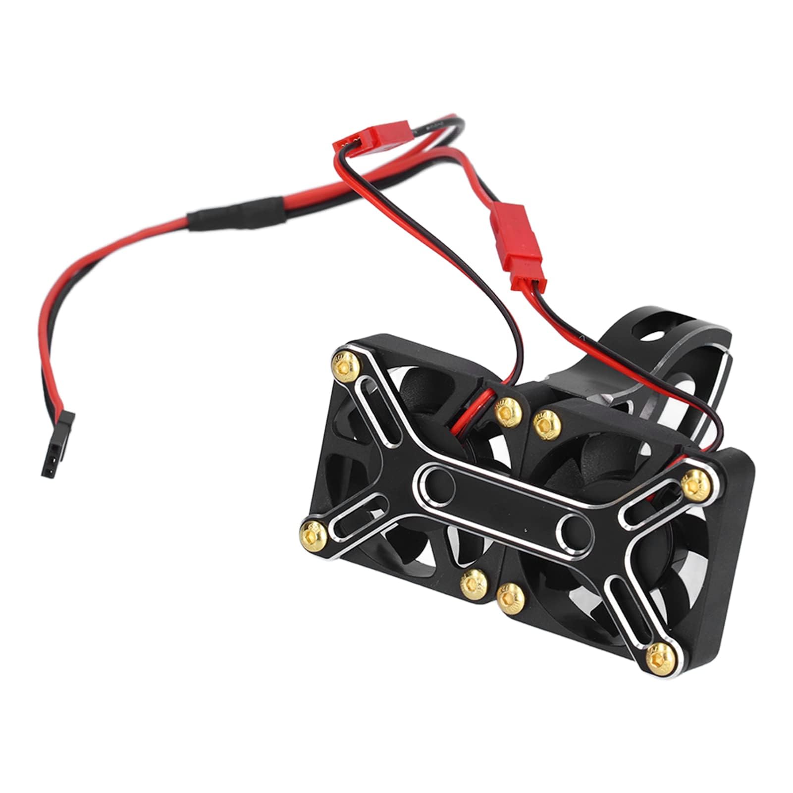 VGEBY 4985 1717 Bezszczotkowy wentylator chłodzący silnik, radiator samochodowy ze stopu aluminium Traxxas 1/5 RC (czarny)