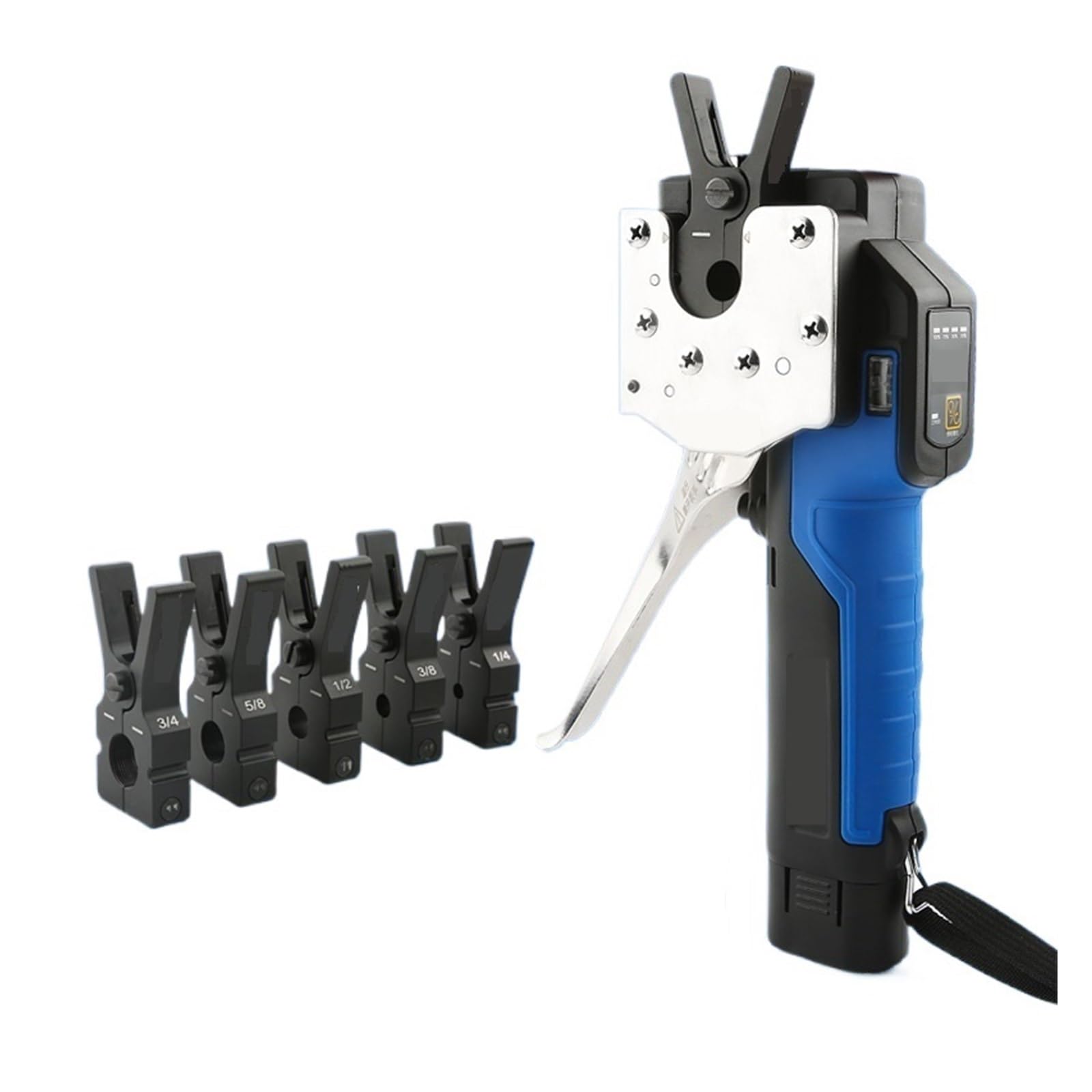 Expansor Eléctrico De Tubos Cobre Automático Herramienta Abocardado Recargable Abocardado RáPido Y Preciso(Set 1)