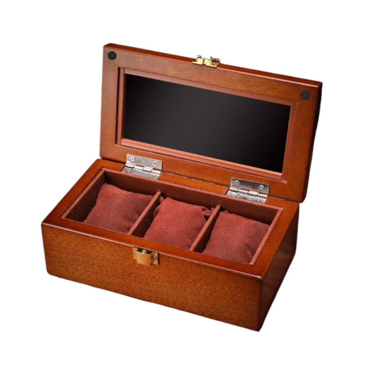 SHENJMAI Watch Box 3/5/8/10/12 Slots Wood Watch Box Organizer Wooden Holder For Men Display Gift