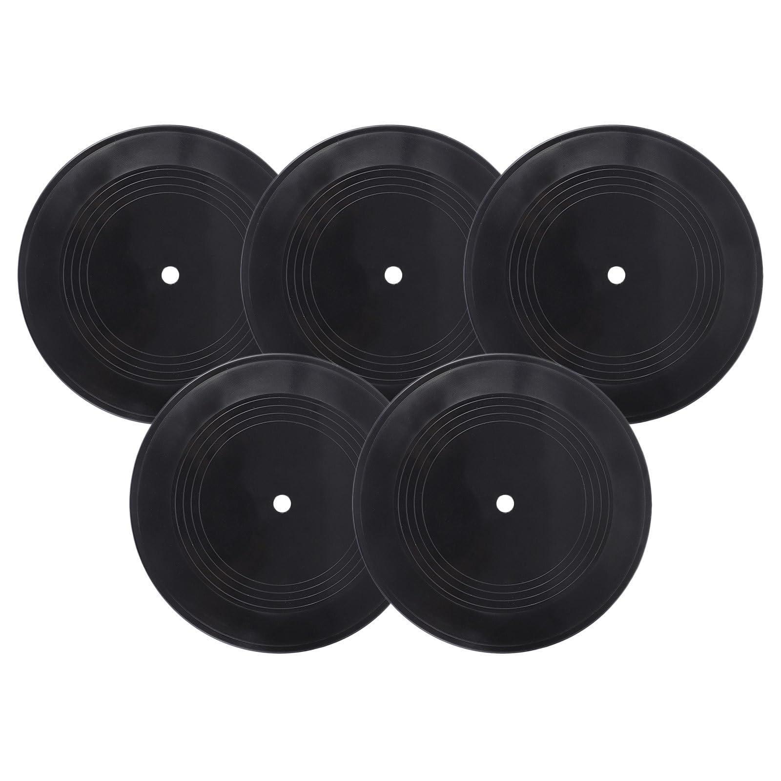 Discos de vinilo negros de 7 pulgadas pack decoracion pared interior habitaciones hogar