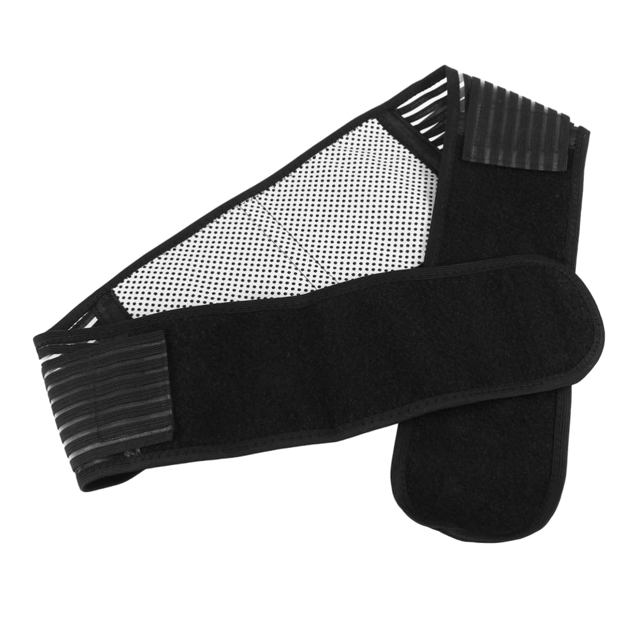 FRCOLOR Magnetic Therapy Back Support Back Brace Lumbar Waist Support Heat for Men Women Double Pull Strap Portable Heating