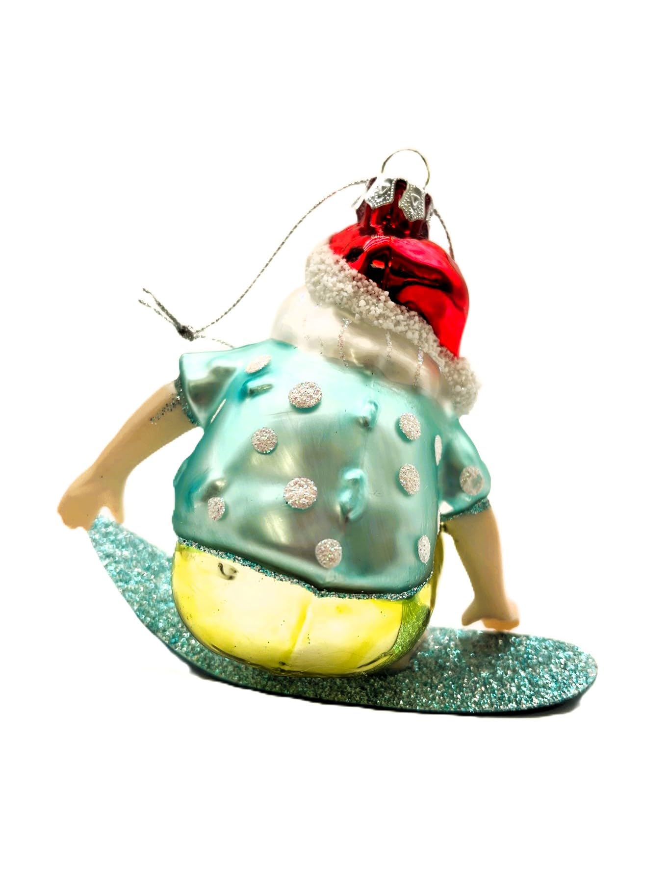 Kurt Adler szklana ozdoba Świętego Mikołaja, 10 cm (YAMJ8914)