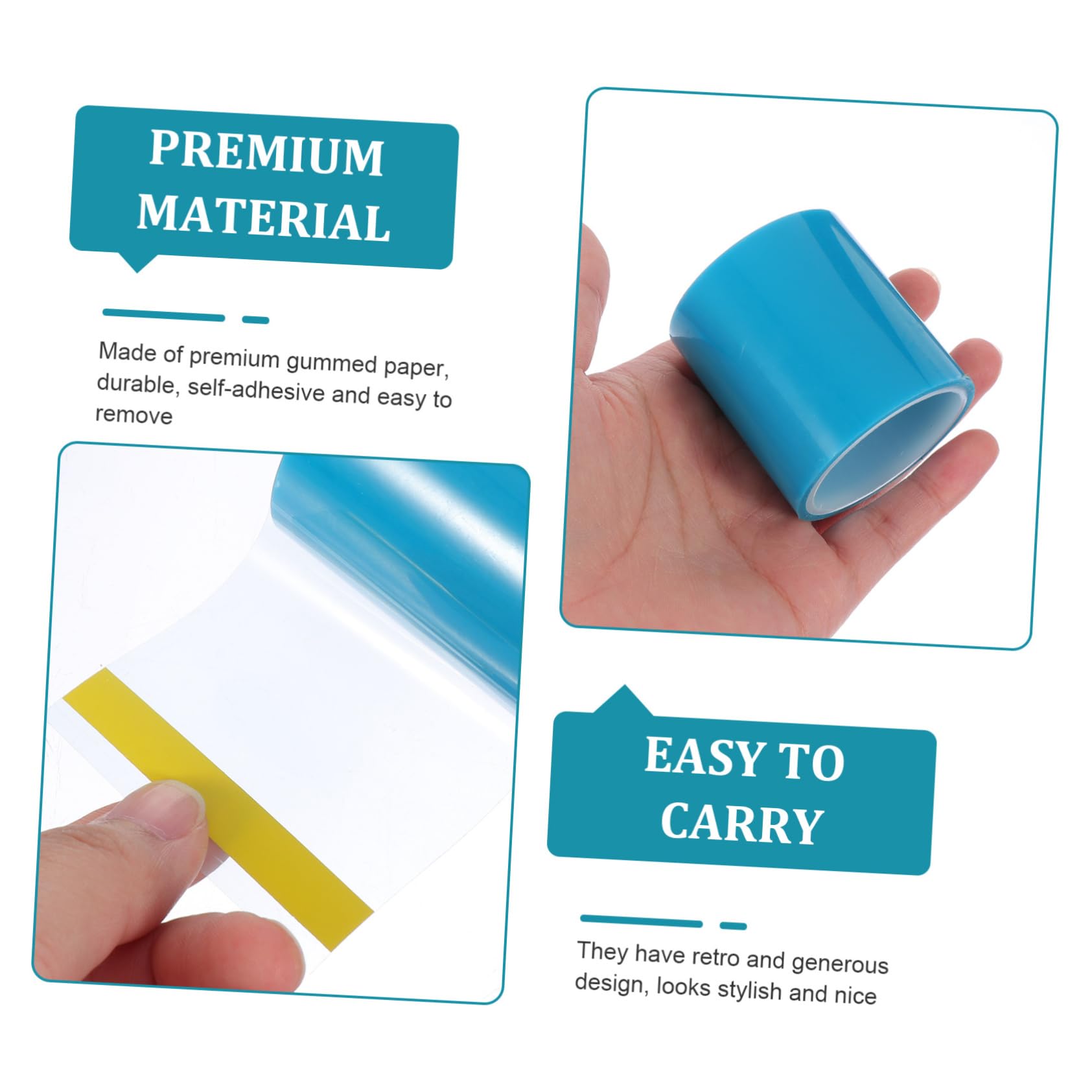 LALAFINA 12pezzi Traceless Adhesive Uv Tapes Per Creazioni Diy Nastro Seamless Blu Per Realizzazione Pendenti Epoxy
