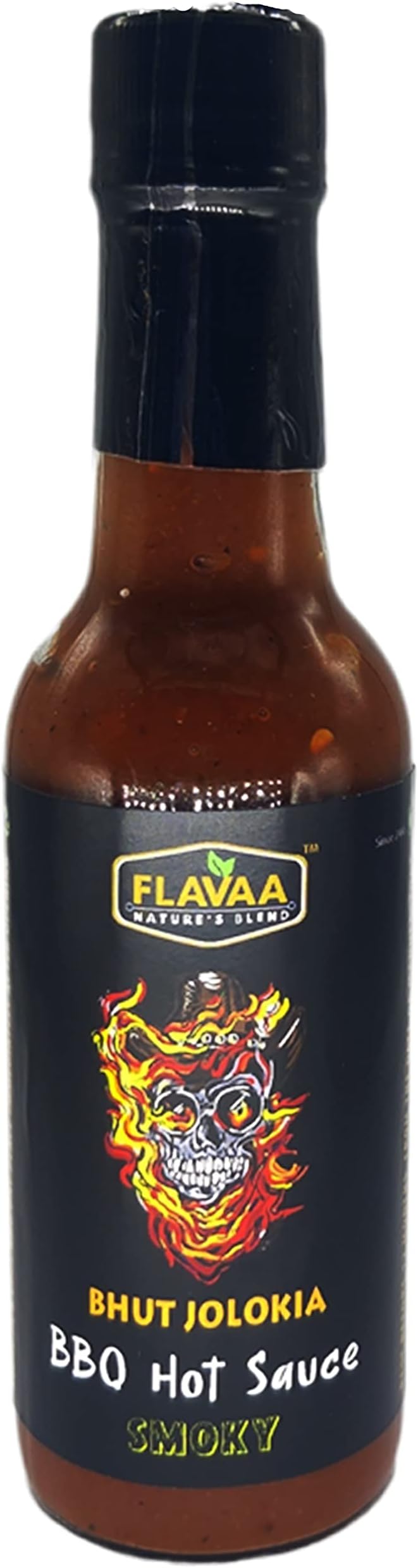 Bhut Jolokia Chilli Smoky BBQ Hot Sauce 160g| Ghost Pepper BBQ Hot Sauce| Smoky BBQ Sauce (Pack of 1)