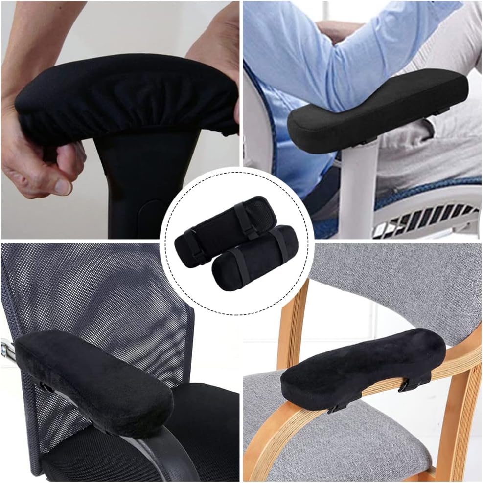 Cabilock 2Pcs Office Chair Armrest Cushion Pad Gaming Chair Armrest Covers Armrest Pillows for Chair Armrest Cushions Elbow Pillow Armrest Pads for Office Gaming Chair : Office Products