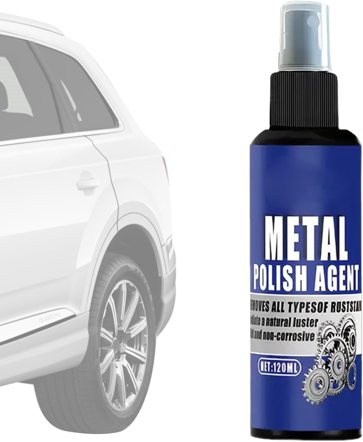 Rust Cleaning Solution - 120ml Quick Acting Heavy Duty Metal Remover, Car Detail Cleaner | Automobiles, Trucks, Campers, SUV, Home Hardware