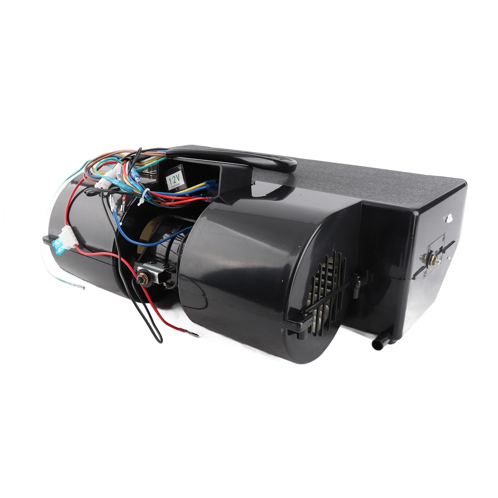 Unter AC-Verdampfer-Kit – Universelle Auto-Klimaanlage mit 3 Geschwindigkeitseinstellungen, ABS- und Kupferkonstruktion, Komplettes Kühlsystem für LKWs und Fahrzeuge ohne Werkseitige (12V 9,8A)
