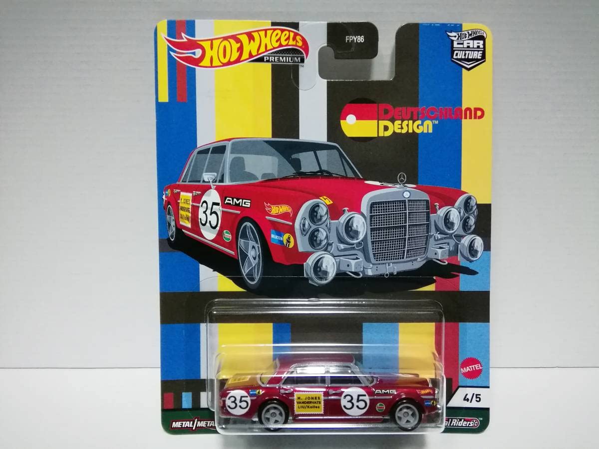 ホットウィール　メルセデスベンツ　300 SEL 6.8 AMG 3台セット Hot Wheels Premium 1:43 Scale | Mercedes-Benz 300 SEL 6.8