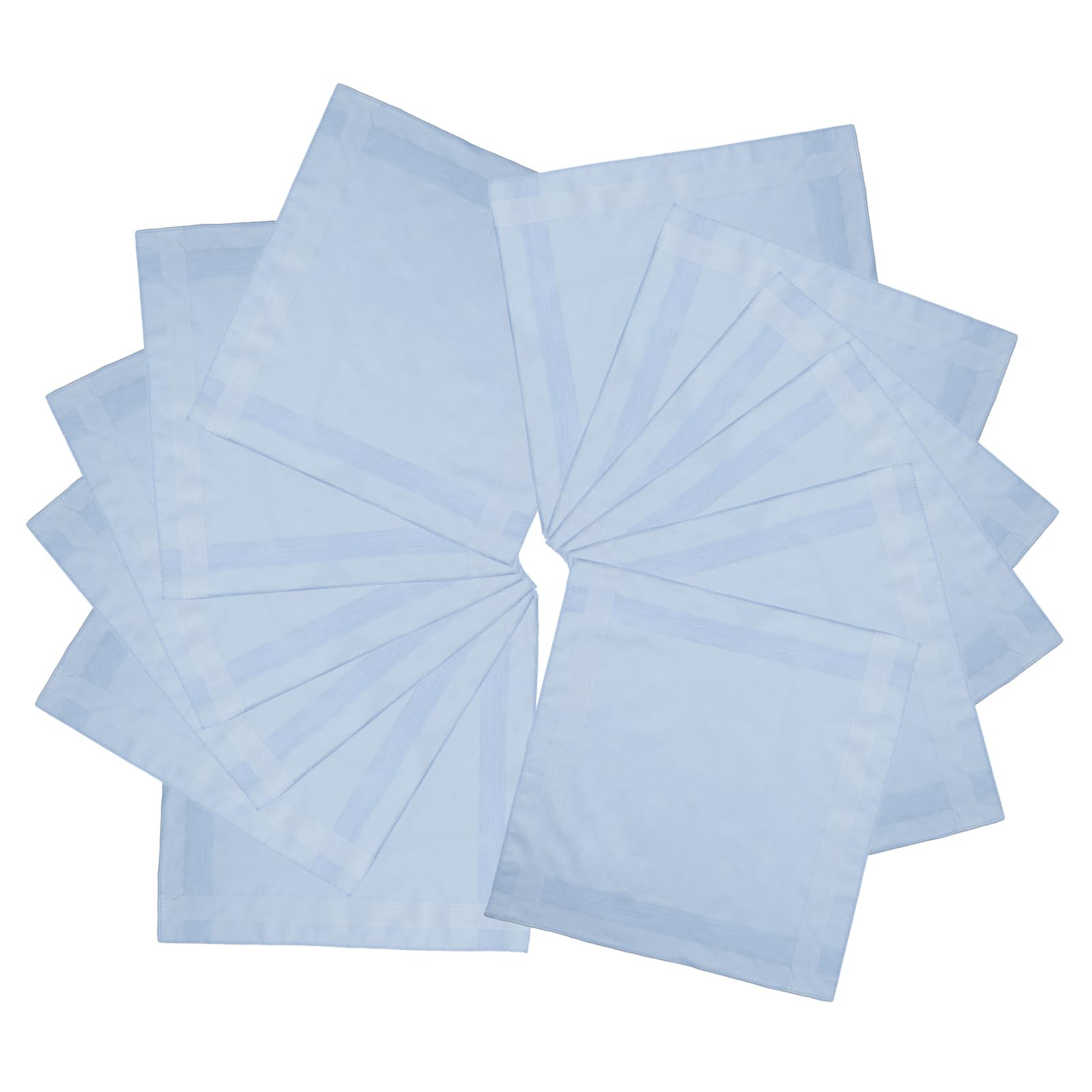 Fentency Men’s Fabric Handkerchief Set of 12 Pocket Hankie Towel Sweat Wiping Handkerchiefs for Adult Business Suit Square Pocket