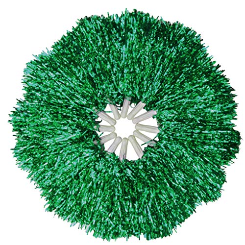 Image of baotongle 12 PCS Cheerleading Squad Spirited Fun Poms Pompoms Cheer Costume Accessory for Party Dance Sports