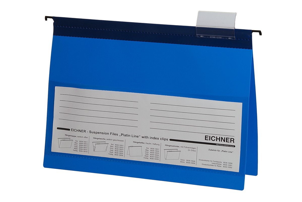 EICHNER 9039-10032 - Carpeta colgante de PVC, color azul