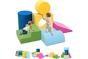 7-Piece Colourful Foam Climbing Blocks