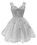 3D Butterfly Short Homecoming Dresses for Teens Off Shoulder DAMA Dresses for Quinceanera Glitter Sequin Prom Dress