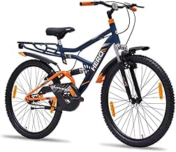 Hero Typhoon 26T Double Suspension Single Speed Bicycle for 12+ Years